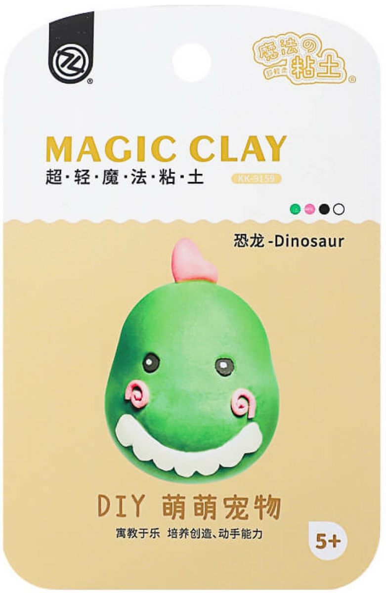 be.ge სათამაშო MINISO DINOSAUR ANIMALS MODELING CLAY (6941447571408)